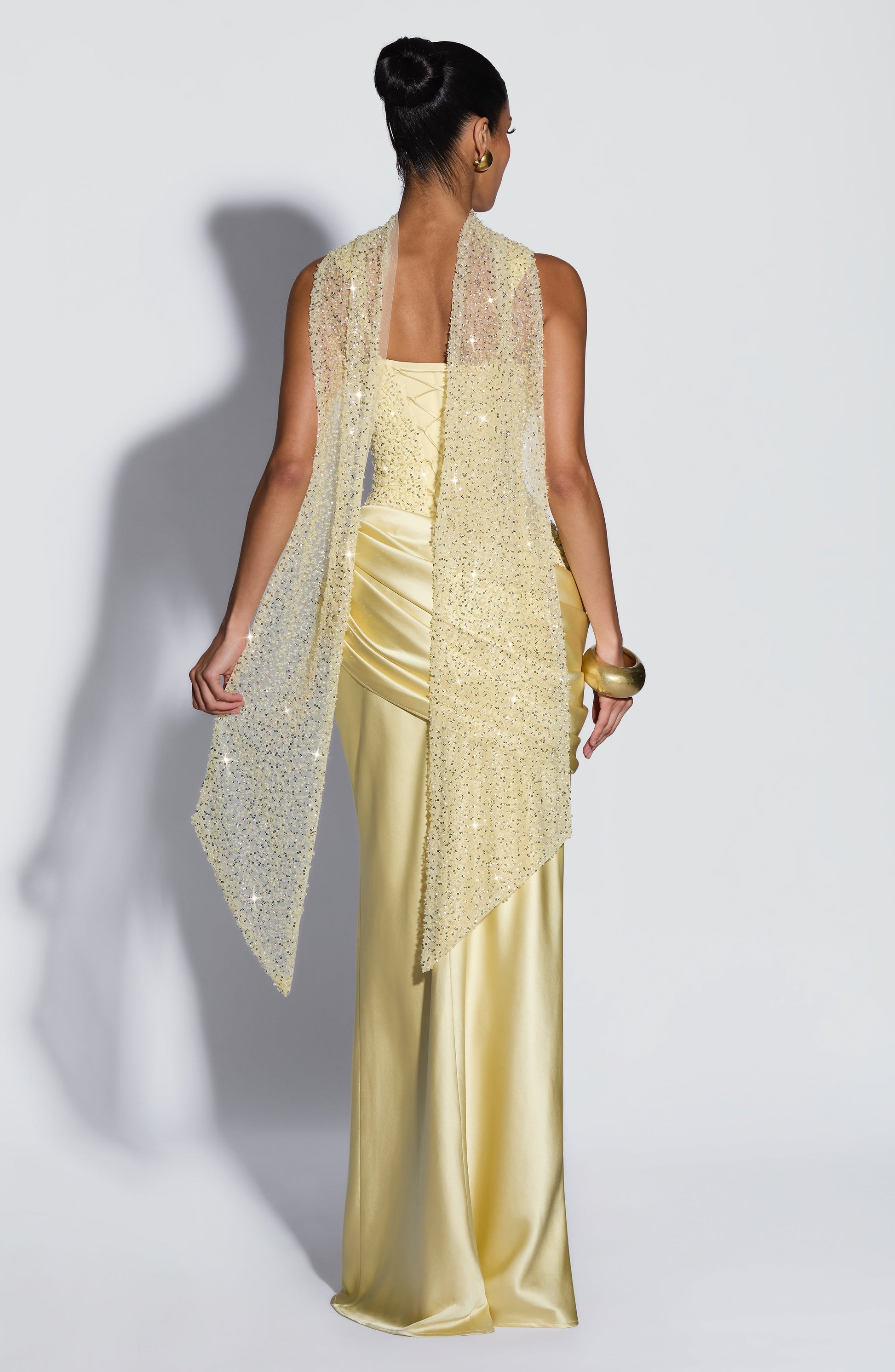 Alexandria Maxi Dress - Lemon