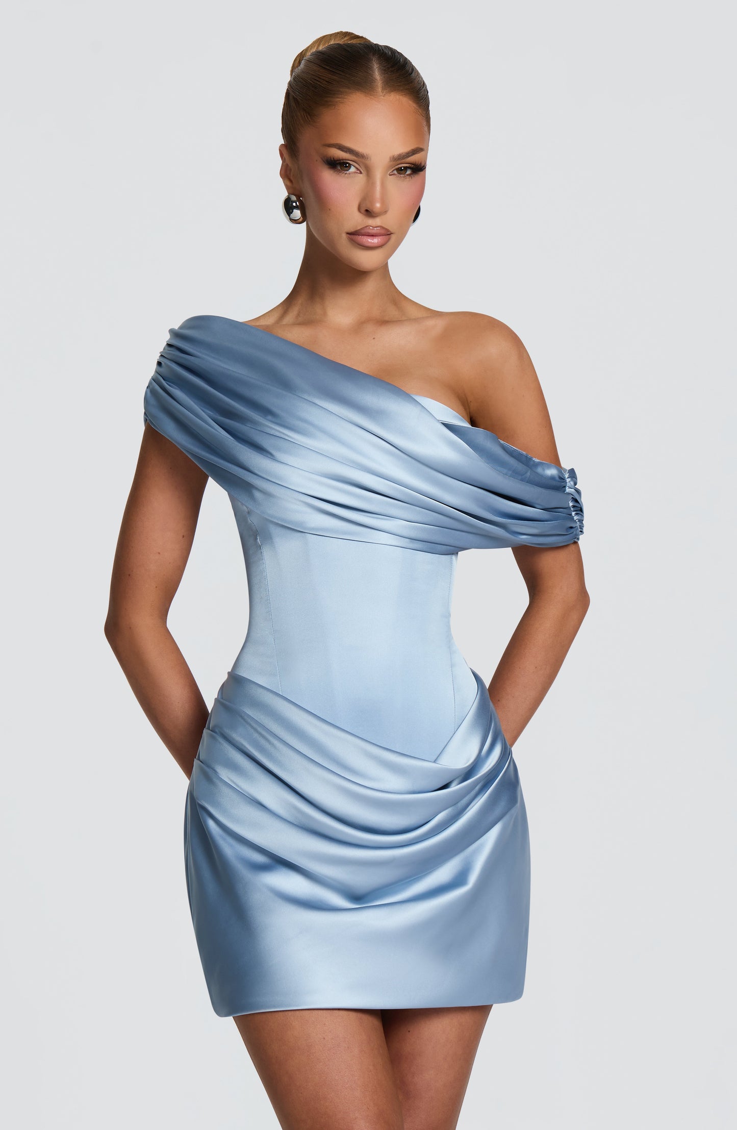 Ella Mini Dress - Glacier Blue