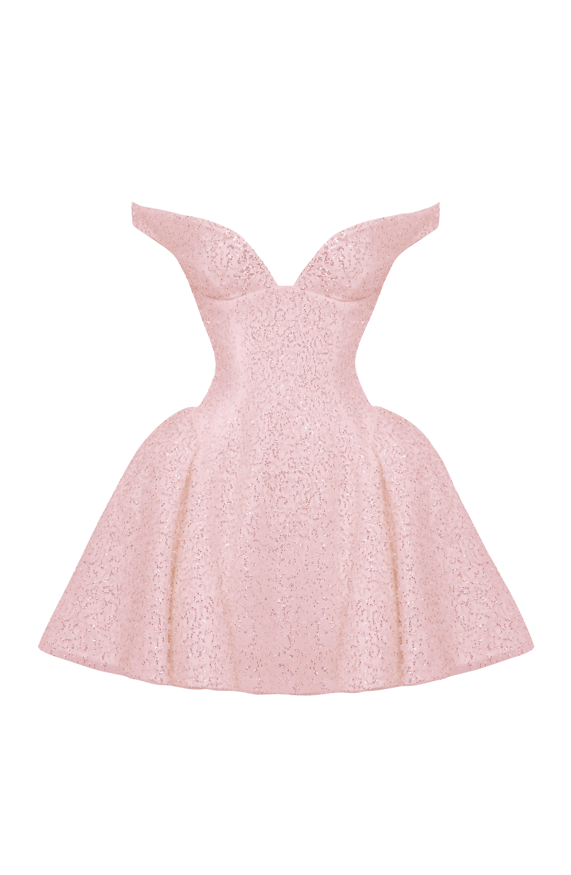 Sapphire Mini Dress - Blush