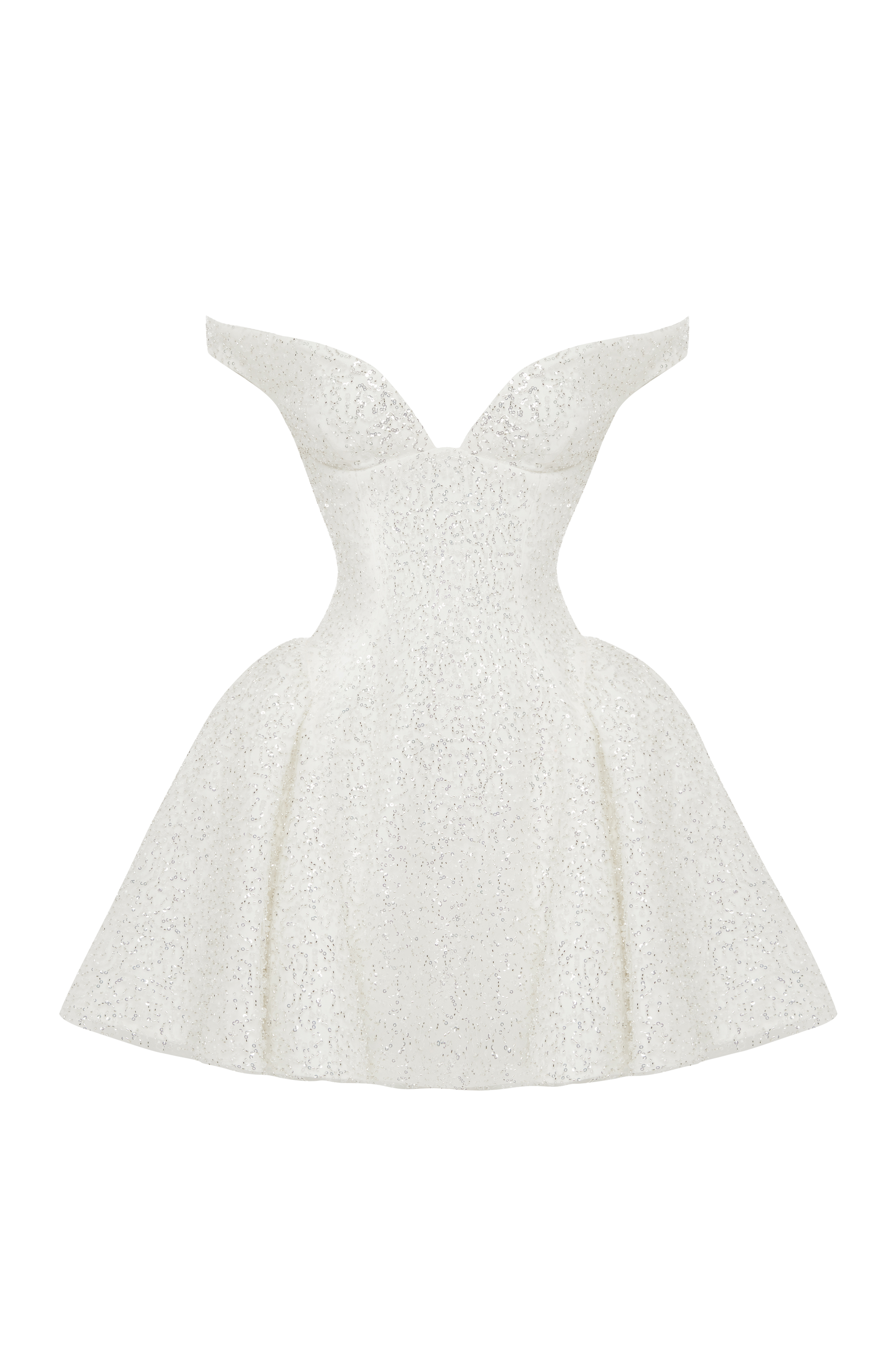 Sapphire Mini Dress - Ivory