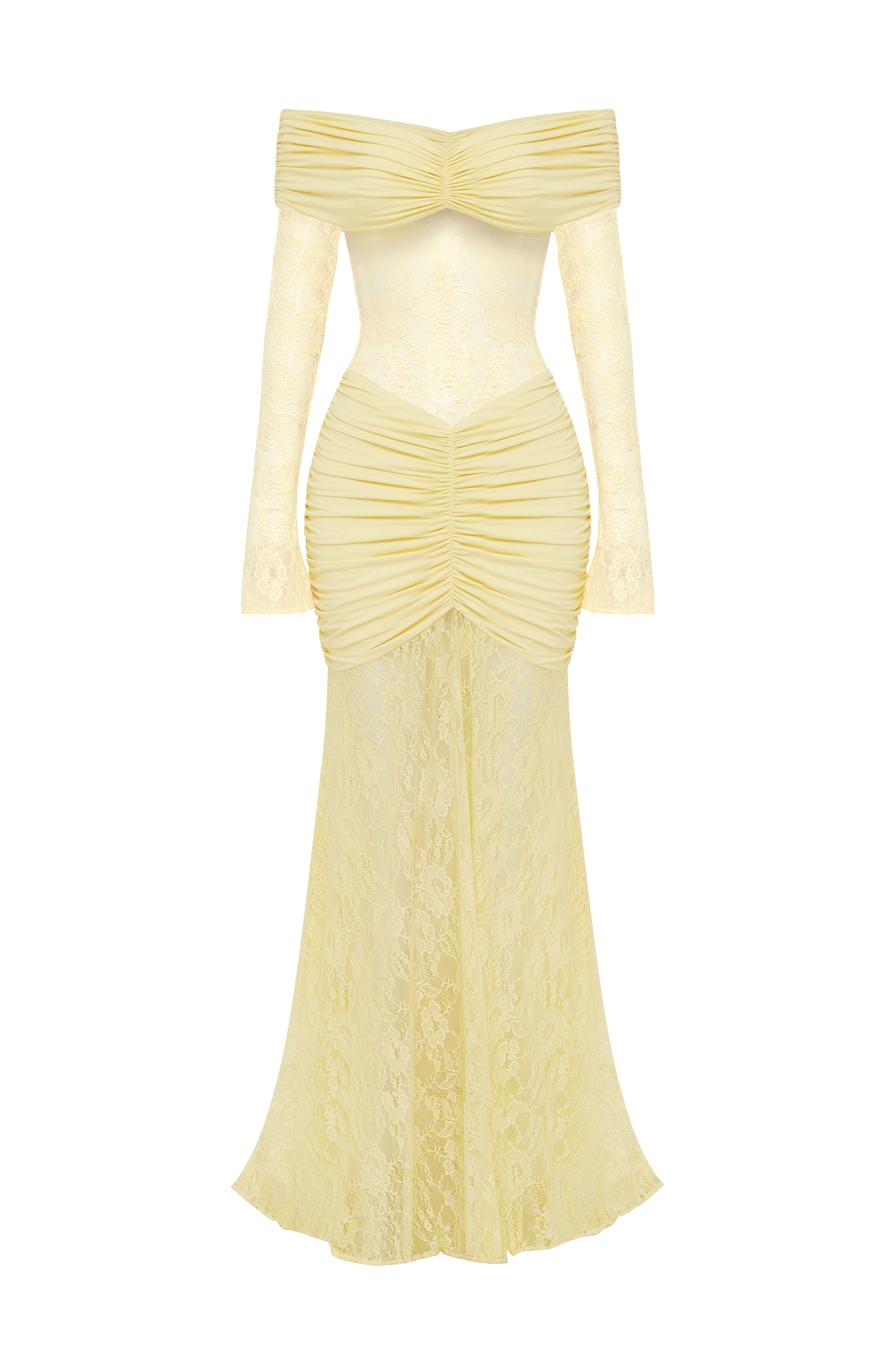 Sauline Maxi Dress - Lemon
