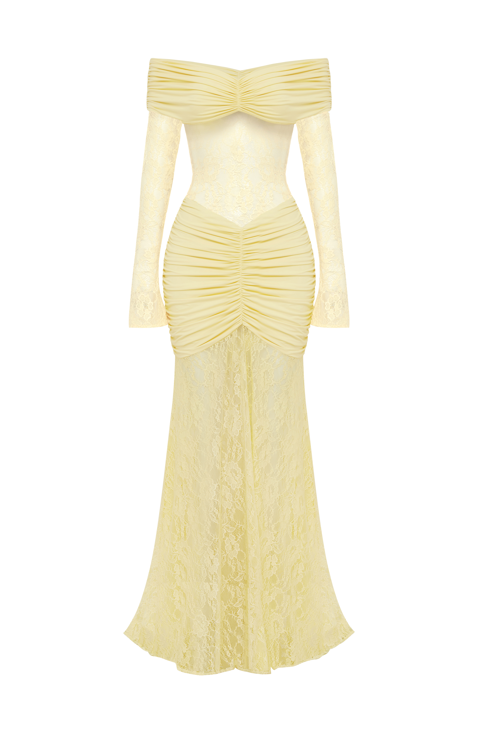 Sauline Maxi Dress - Lemon