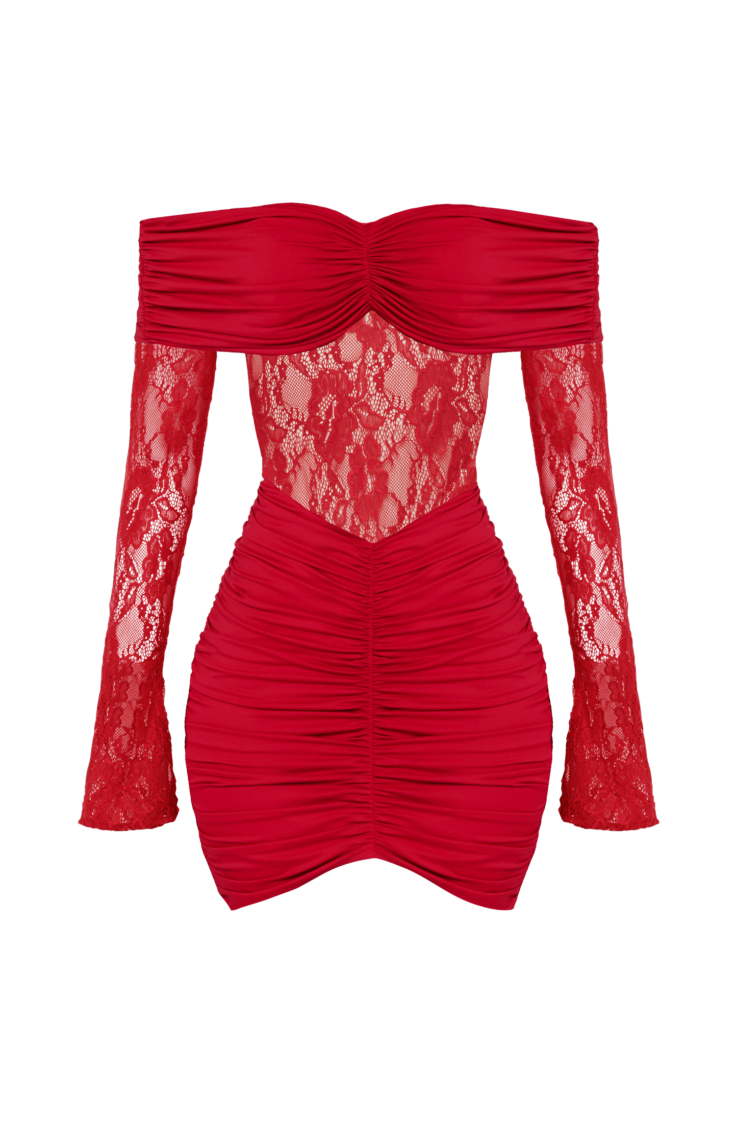 Sauline Mini Dress - Red