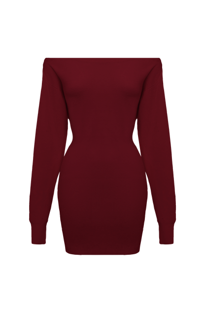 Sawyer Mini Dress - Burgundy