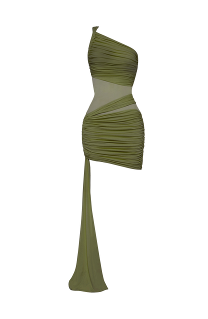 Shazia Mini Dress - Khaki