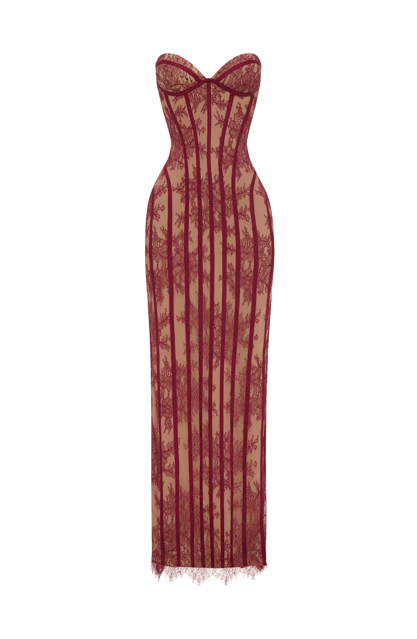 Sian Maxi Dress - Burgundy