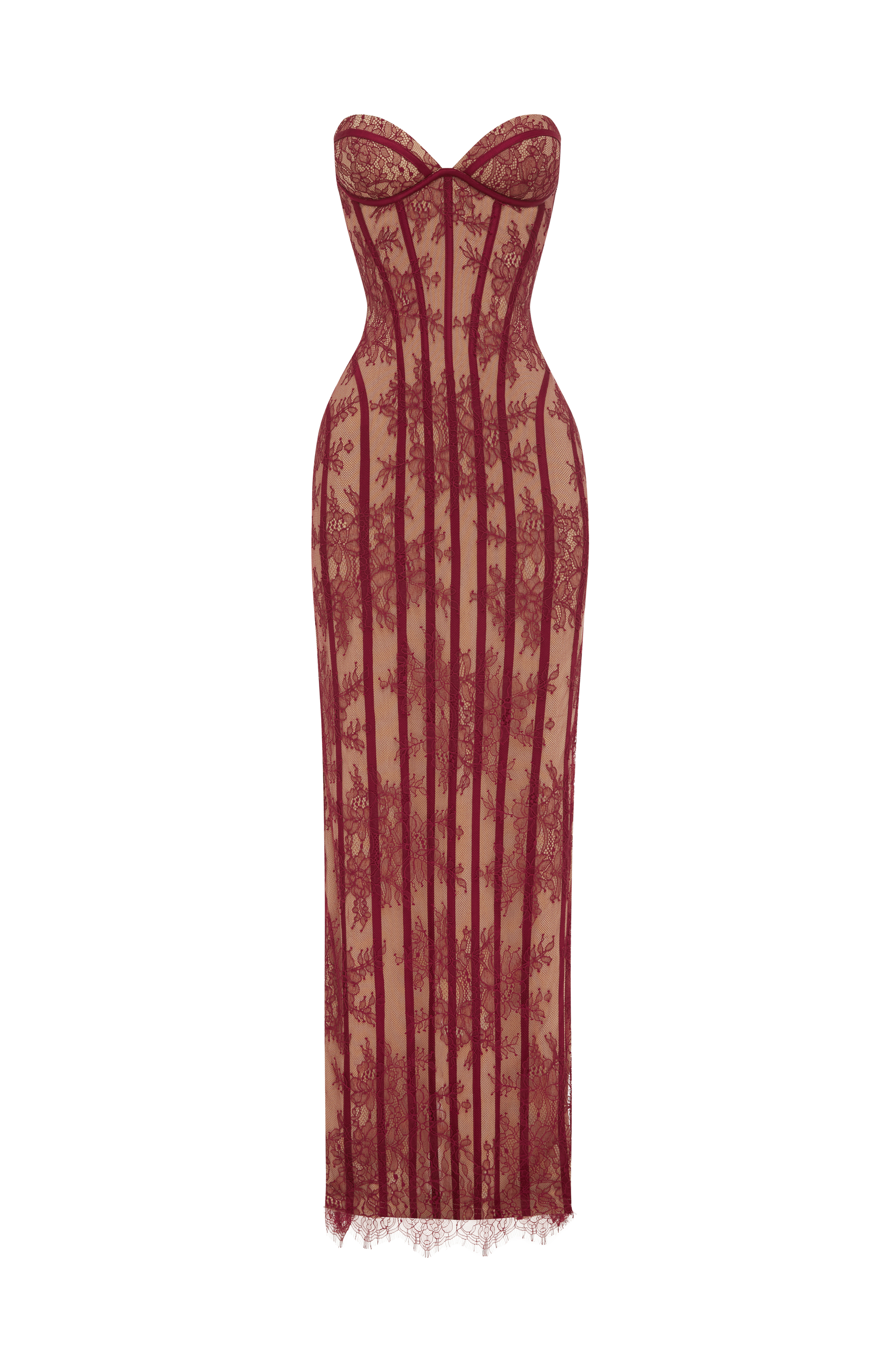 Sian Maxi Dress - Burgundy