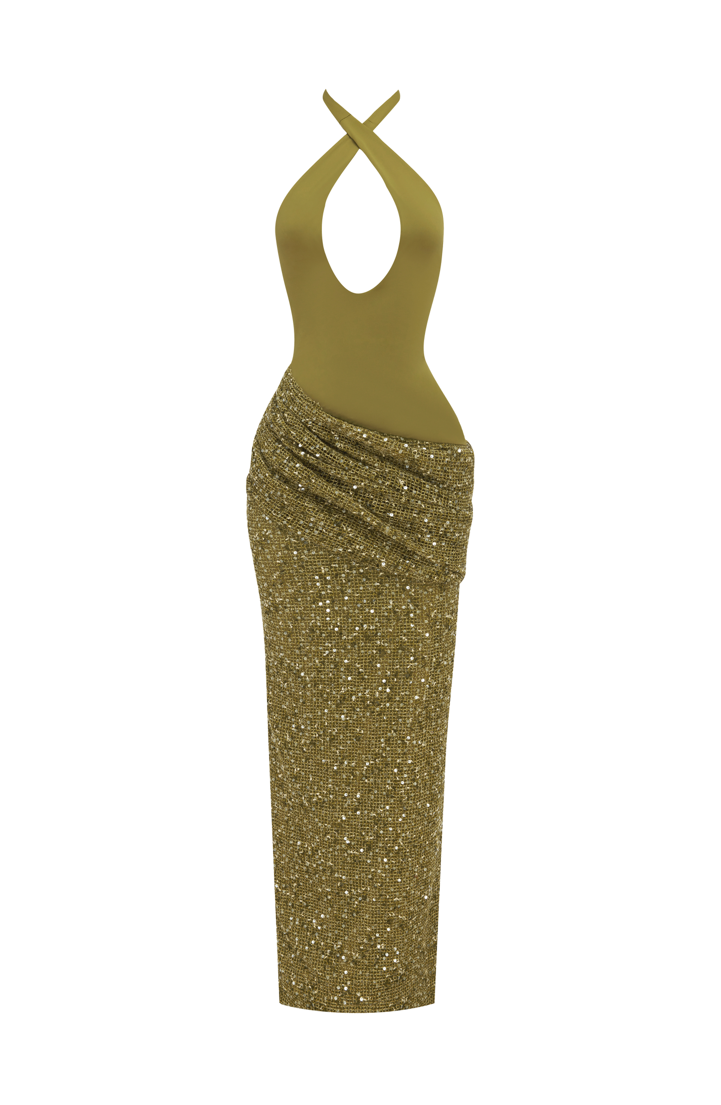 Solea Maxi Dress - Deep Olive