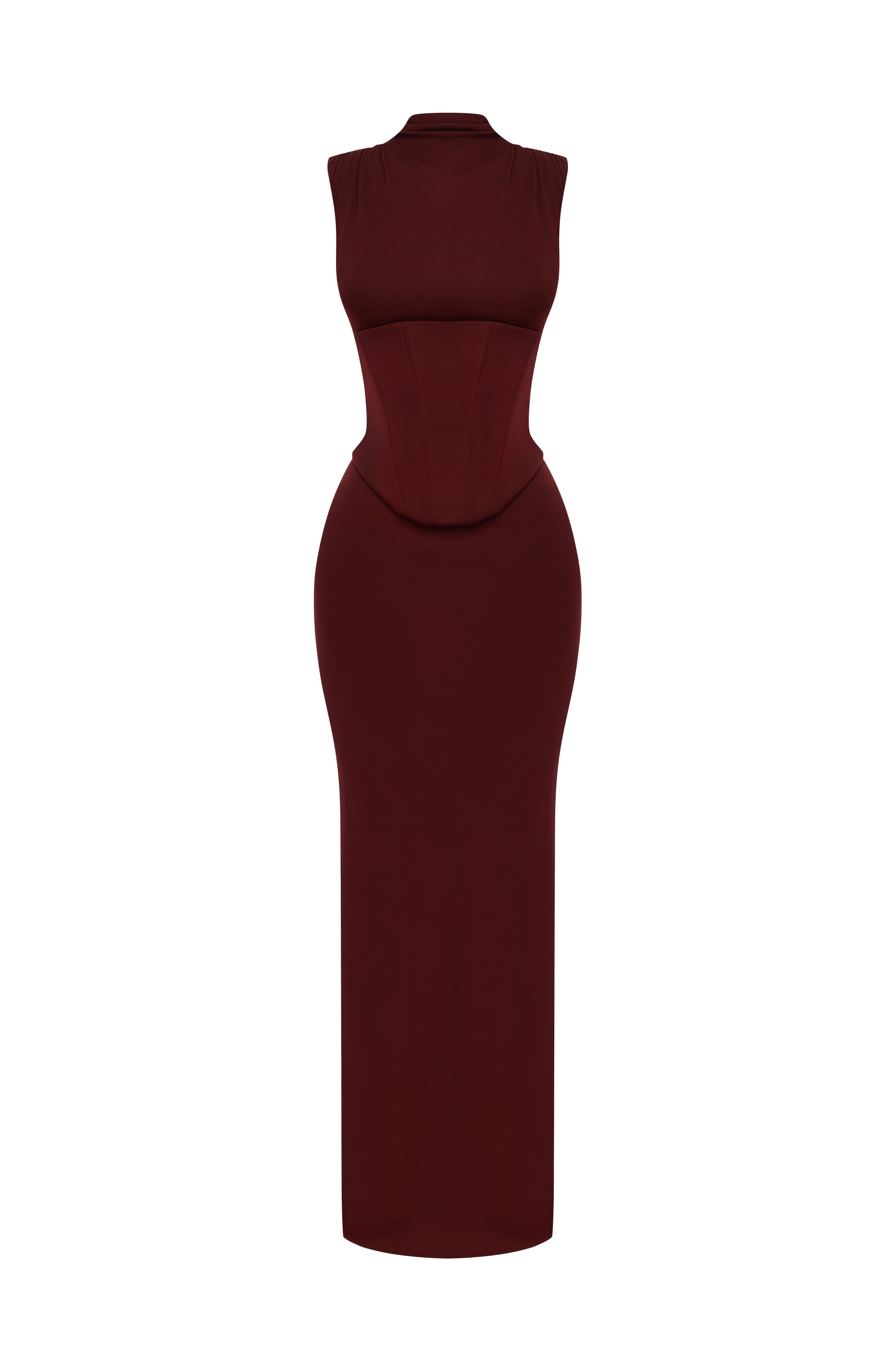 Soline Maxi Dress - Cherry Lacquer