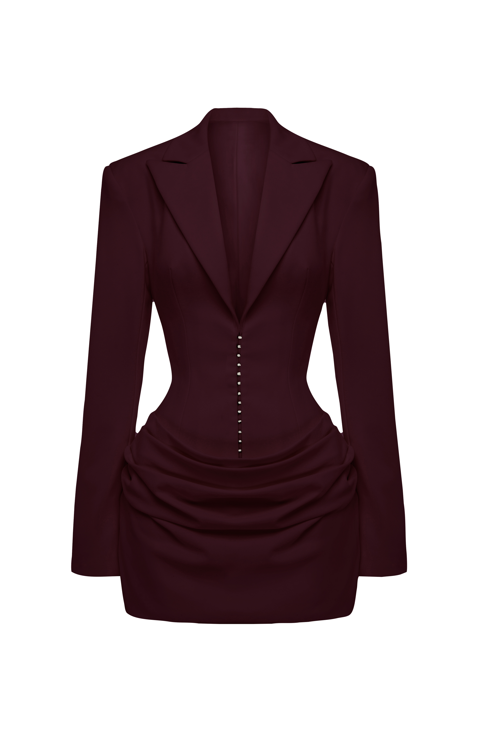 Susie Mini Dress - Plum