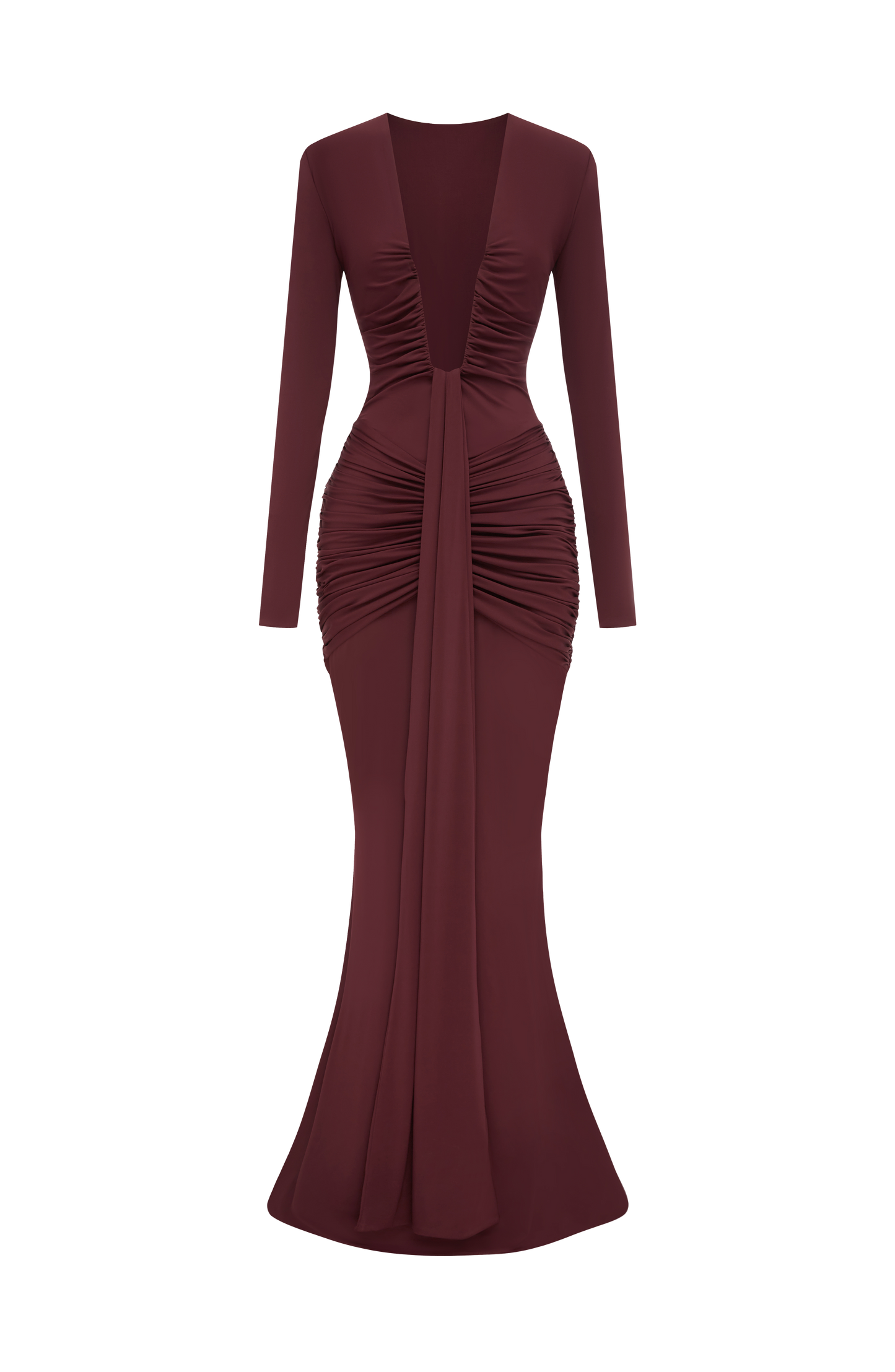 Tara Maxi Dress - Cherry Lacquer