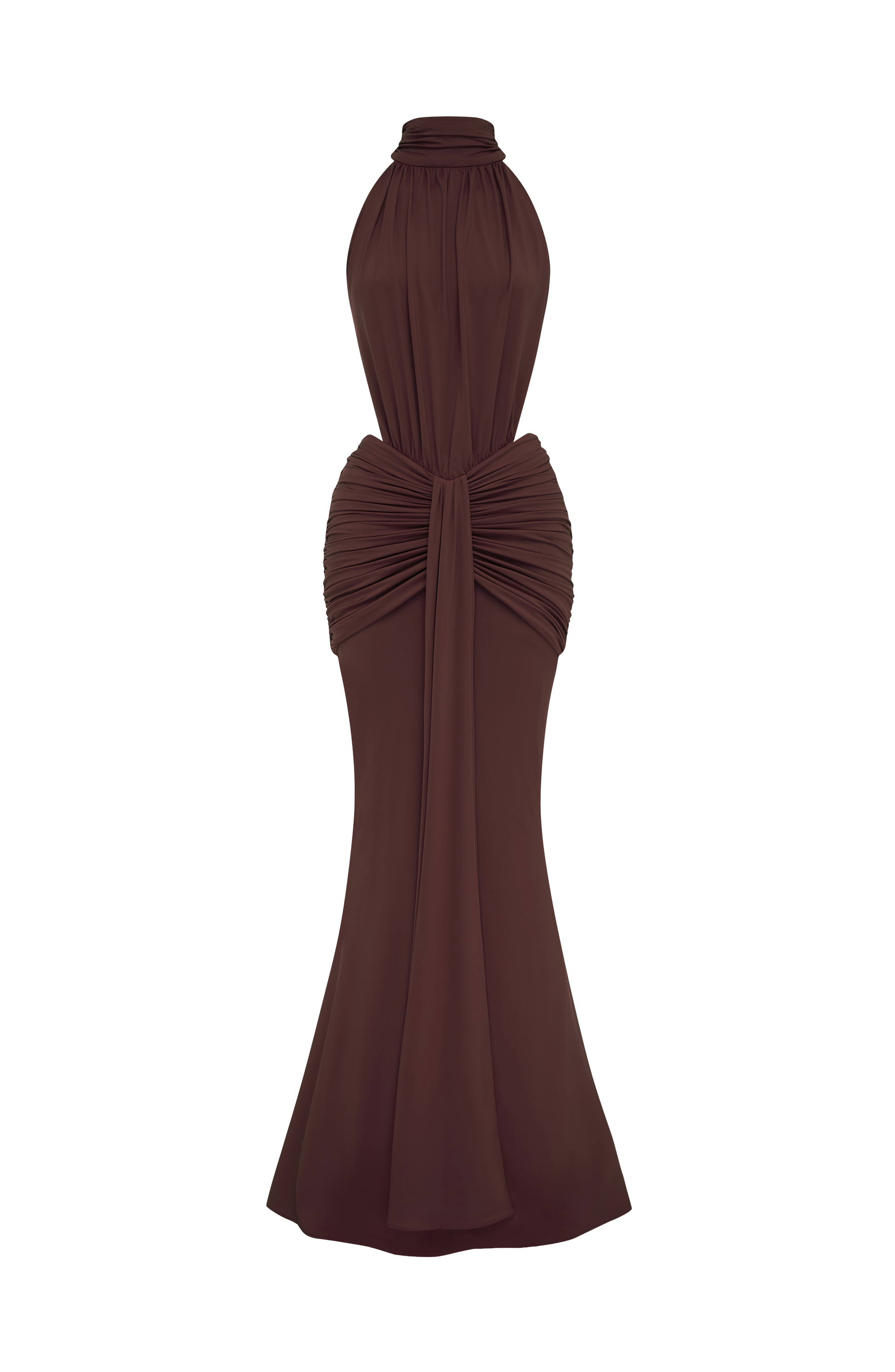 Thekla Maxi Dress - Plum Brown