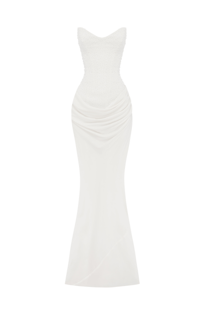 Tindra Maxi Dress - Ivory