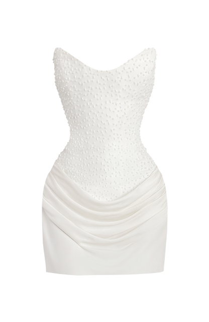 Tindra Mini Dress - Ivory