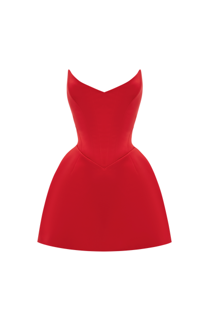 Torin Mini Dress - Red