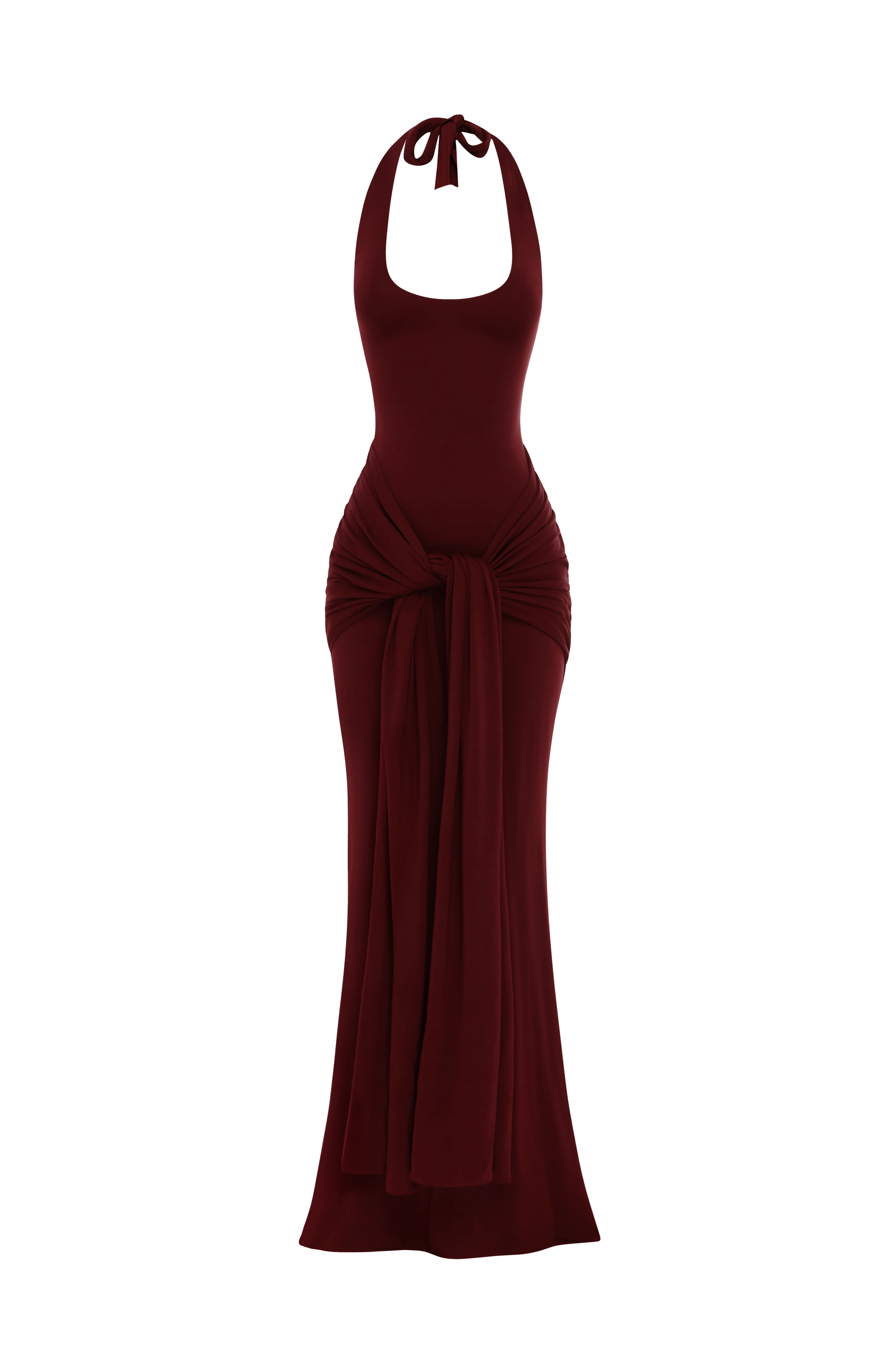 Veneda Maxi Dress - Cherry Lacquer