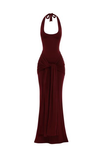 Veneda Maxi Dress - Cherry Lacquer