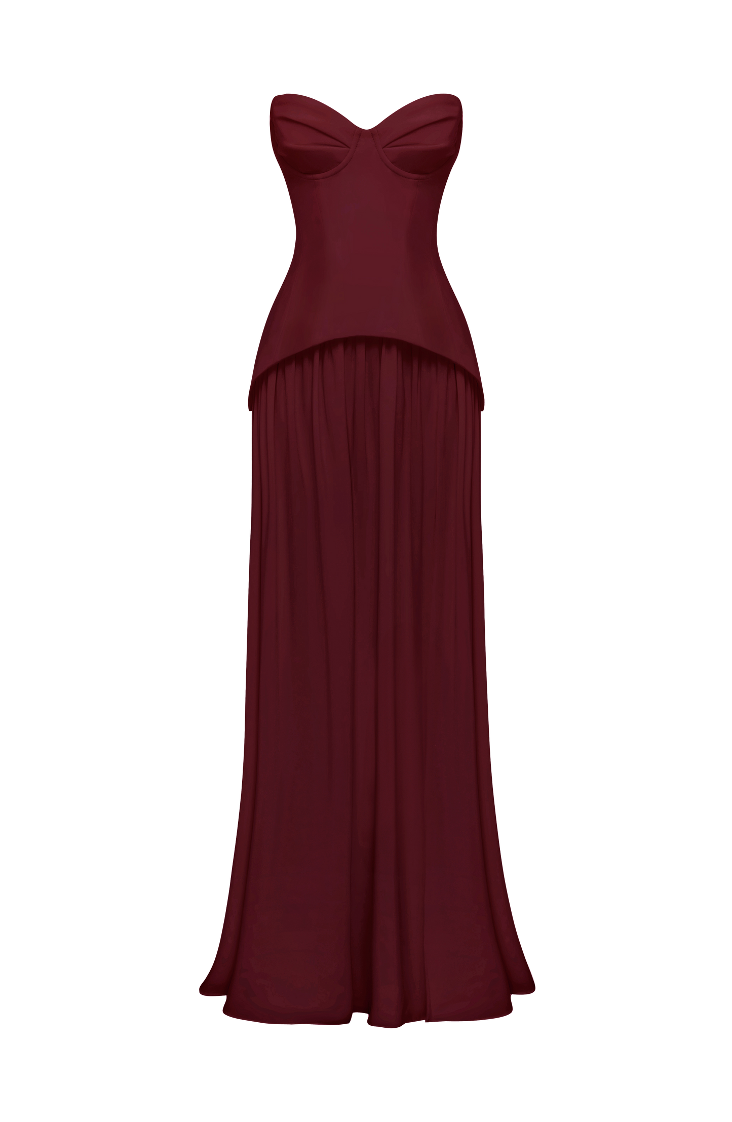 Vietta Maxi Dress - Cherry Lacquer