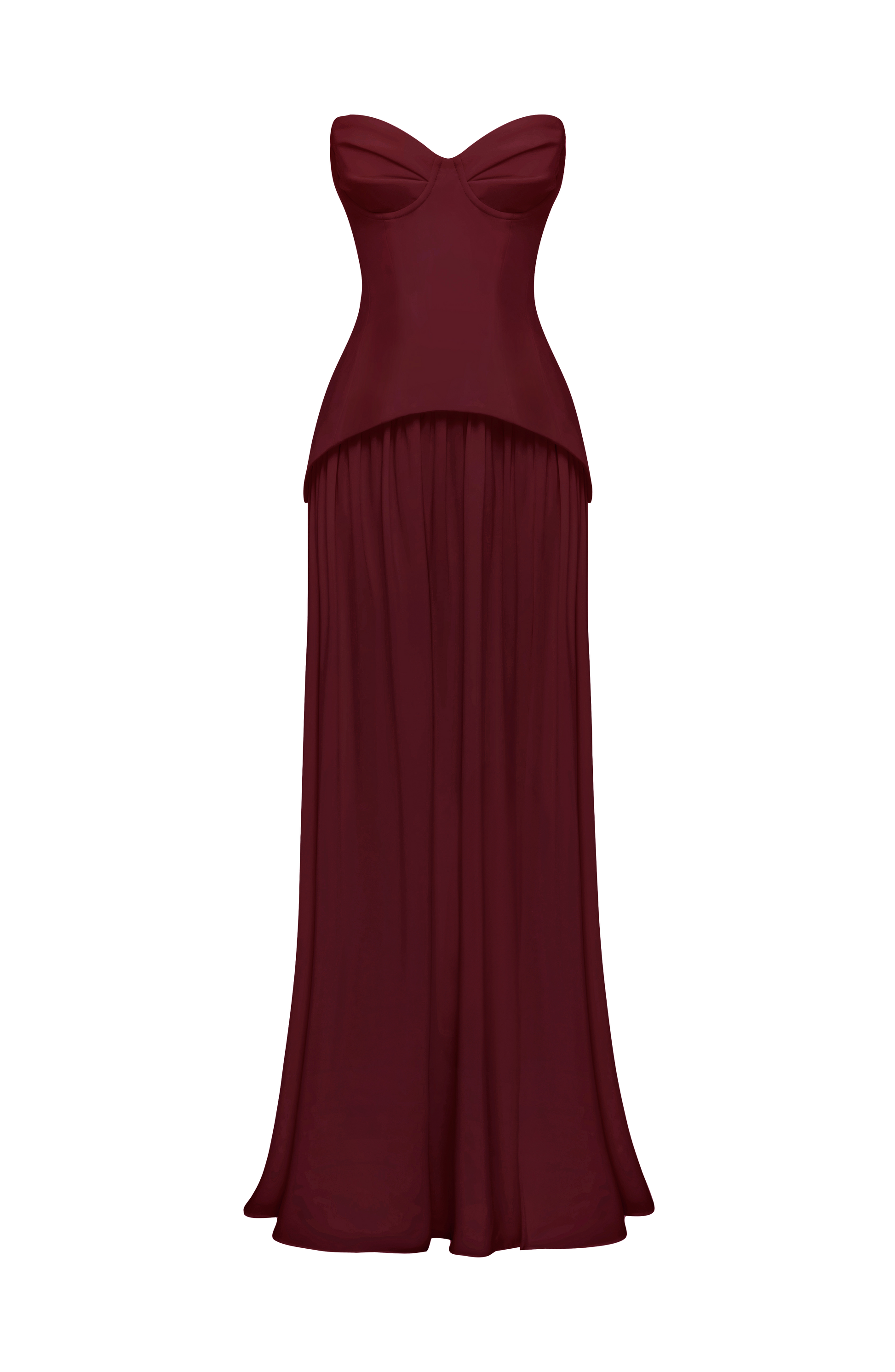 Vietta Maxi Dress - Cherry Lacquer