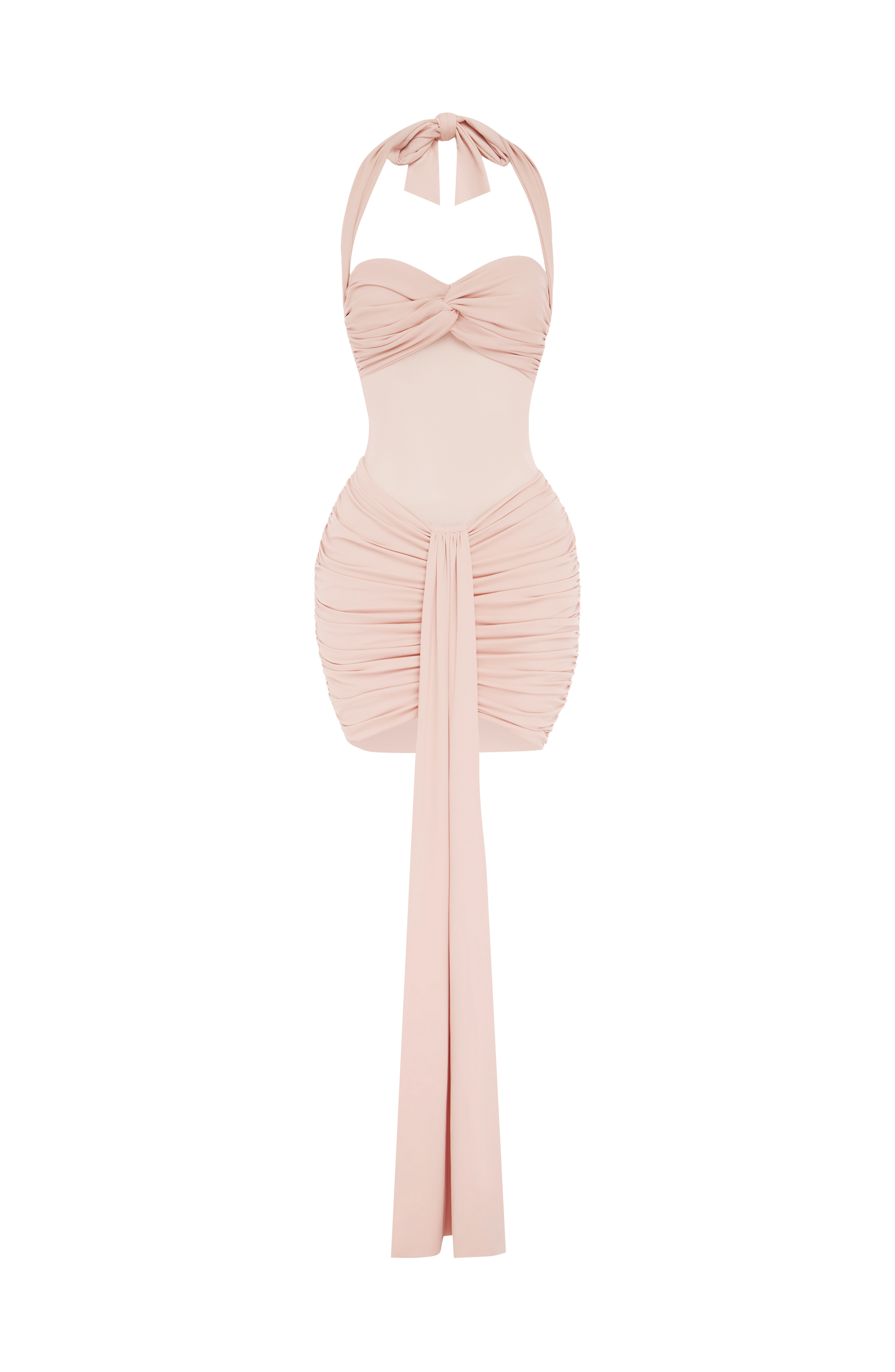 Vixen Mini Dress - Soft Blush