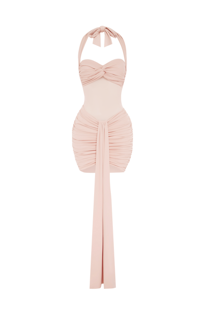 Vixen Mini Dress - Soft Blush