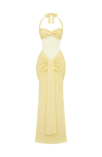 Vixen Maxi Dress - Lemon