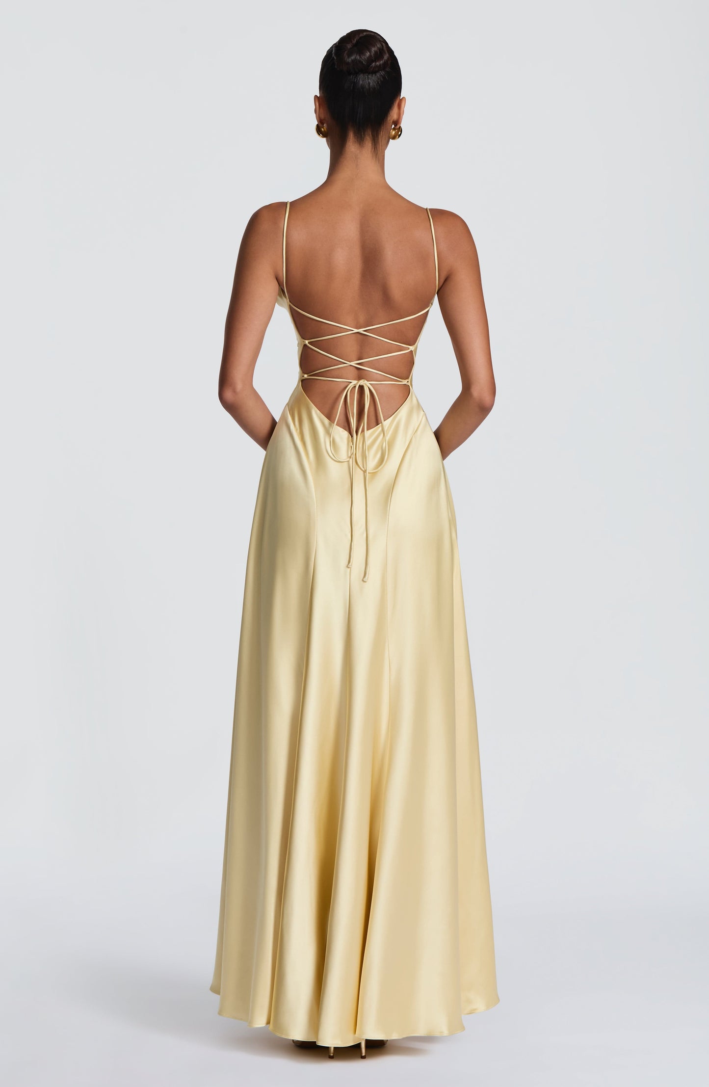 Adelina Maxi Dress - Lemon