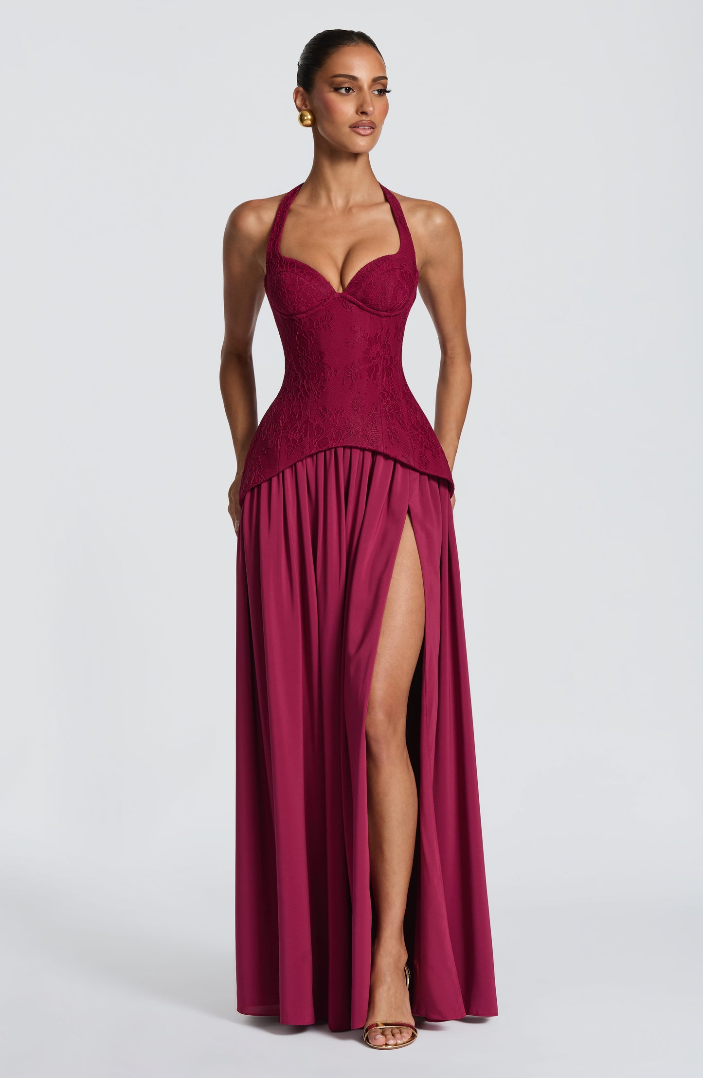 Almira Maxi Dress - Mulberry