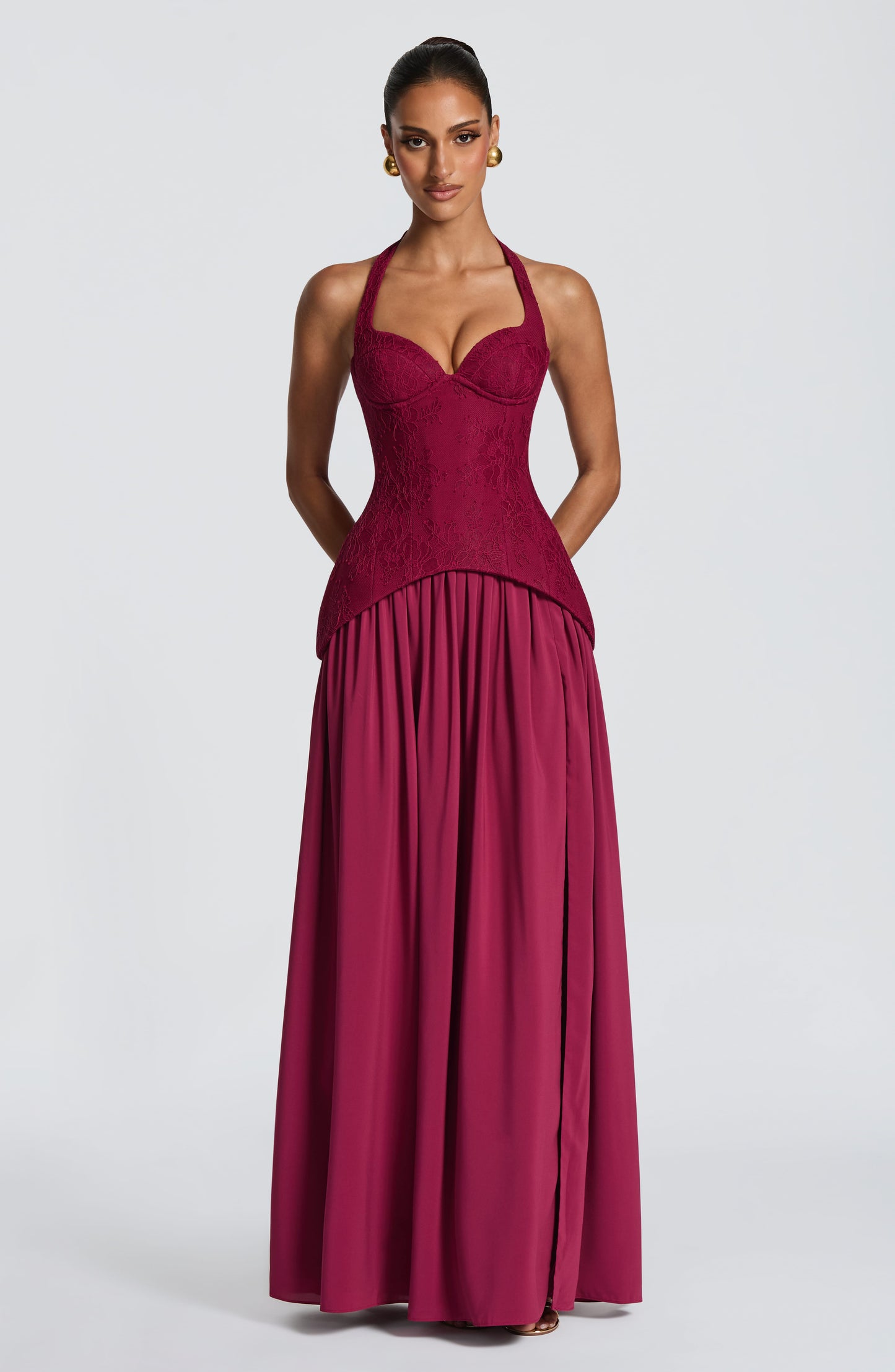 Almira Maxi Dress - Mulberry