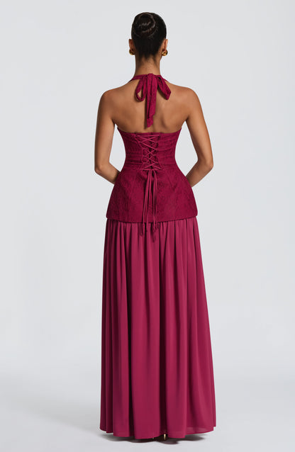 Almira Maxi Dress - Mulberry