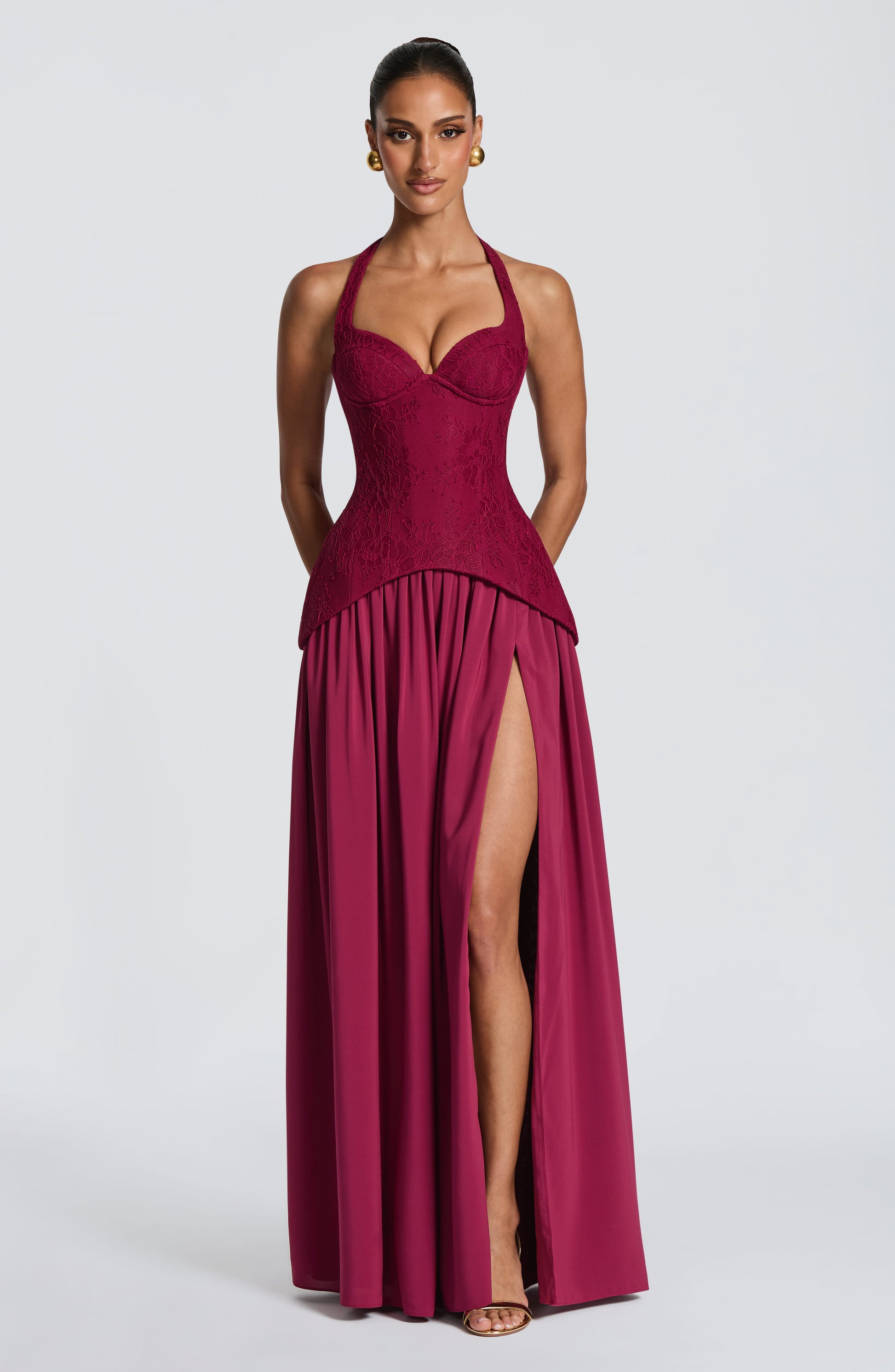 Almira Maxi Dress - Mulberry