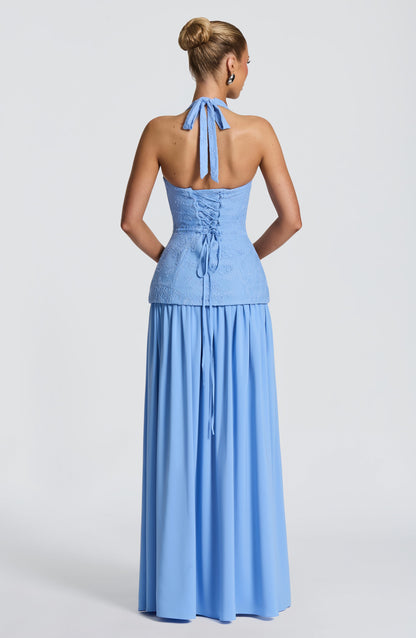 Almira Maxi Dress - Powder Blue