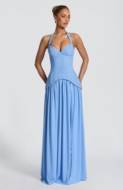 Almira Maxi Dress - Powder Blue
