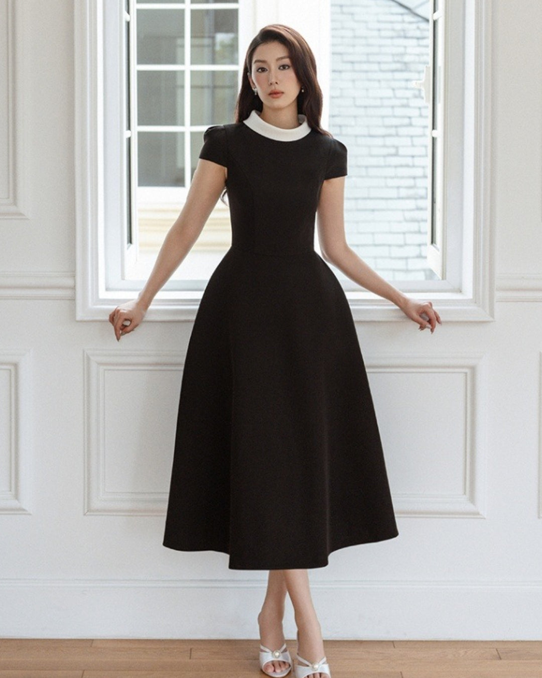 Amala Midi Dress Black