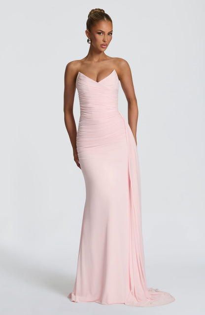 Ashika Maxi Dress - Blush