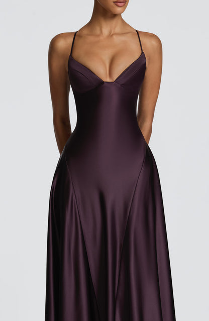 Asterin Maxi Dress - Plum