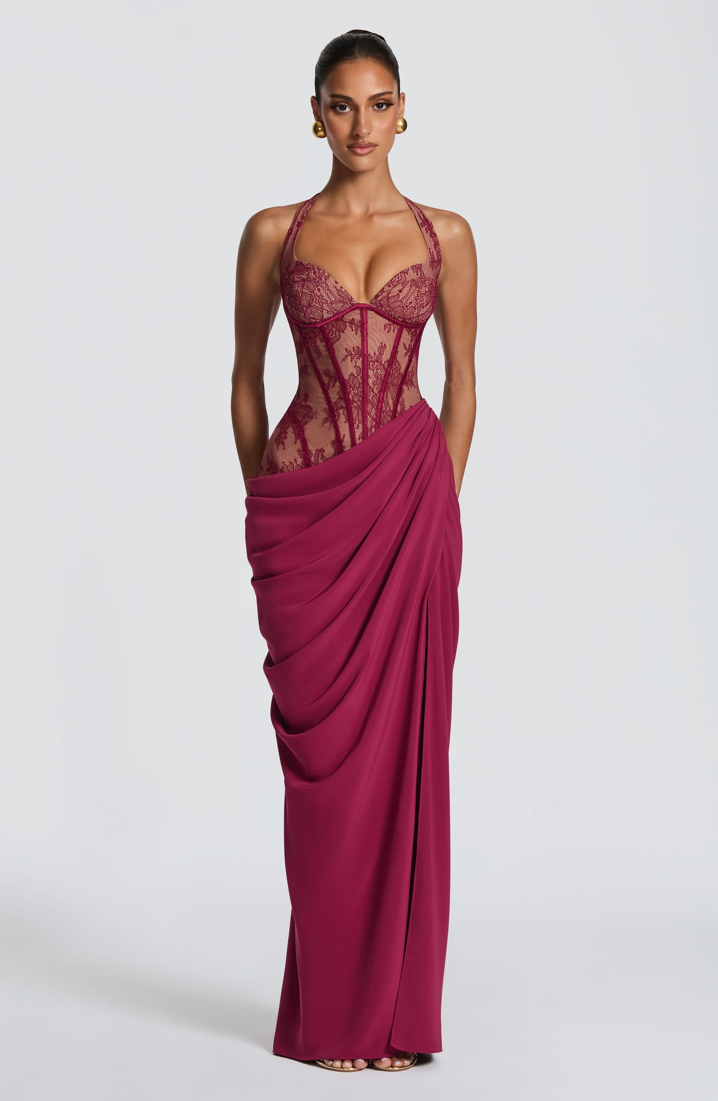 Bonita Maxi Dress - Mulberry