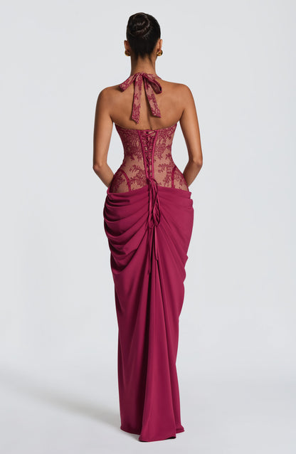 Bonita Maxi Dress - Mulberry