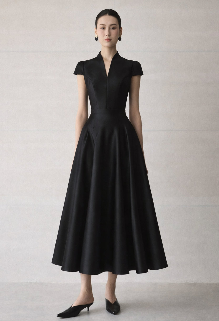 Betty Midi Dress Black