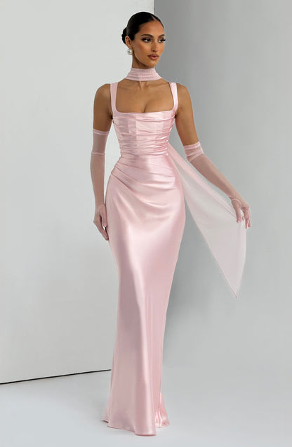 Calanthe Maxi Dress - Blush