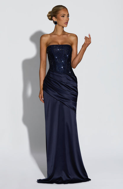 Celestia Maxi Dress - Navy