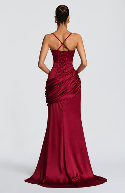 Connie Gown - Burgundy