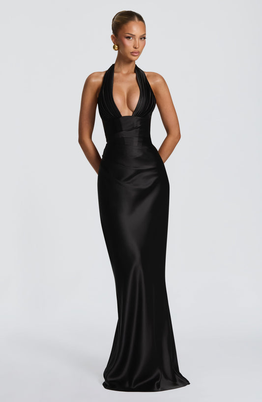 Elowen Maxi Dress - Black