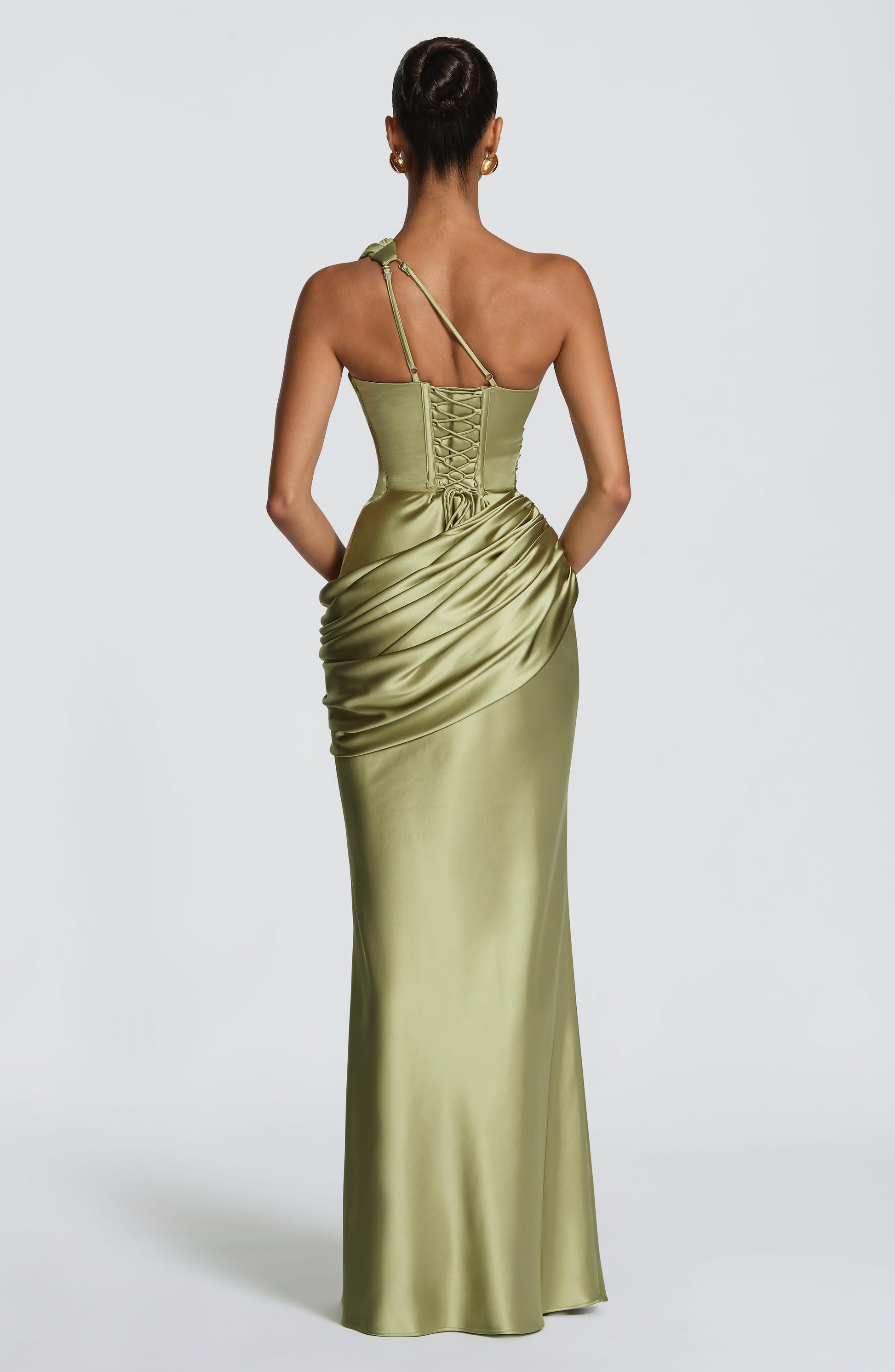 Emina Maxi Dress - Light Olive