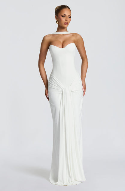 Gia Maxi Dress - Ivory