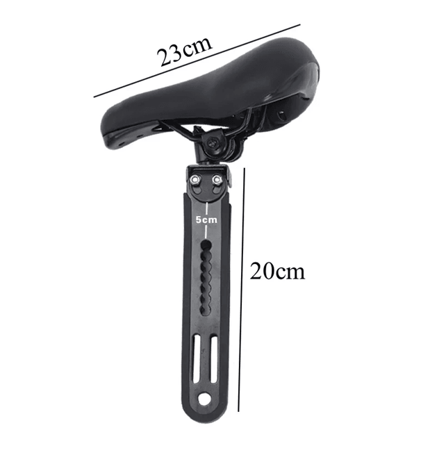 FrontMounted Adjustable Child Bike Seat With Safety Handlebar And Foot Pedals 1