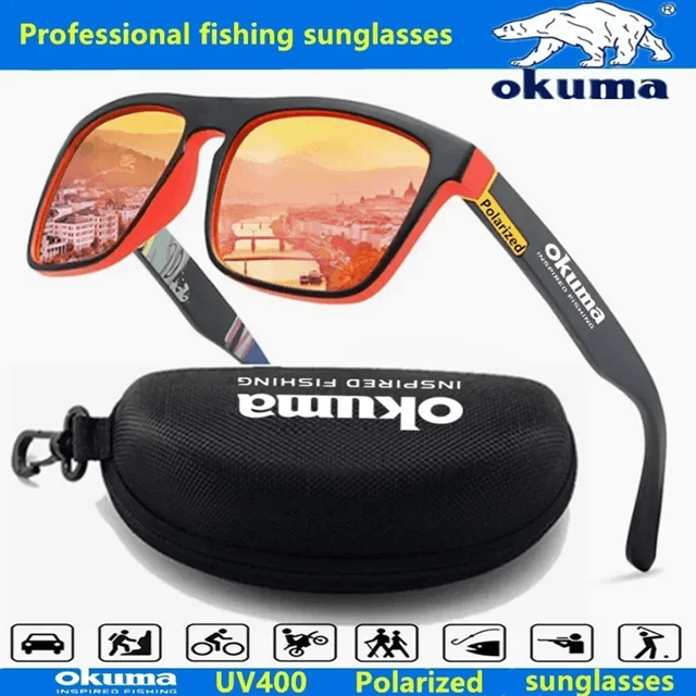 Okuma Polarized UV400 Sunglasses  Lightweight AntiGlare Eyewear For Outdoor Adventures 5