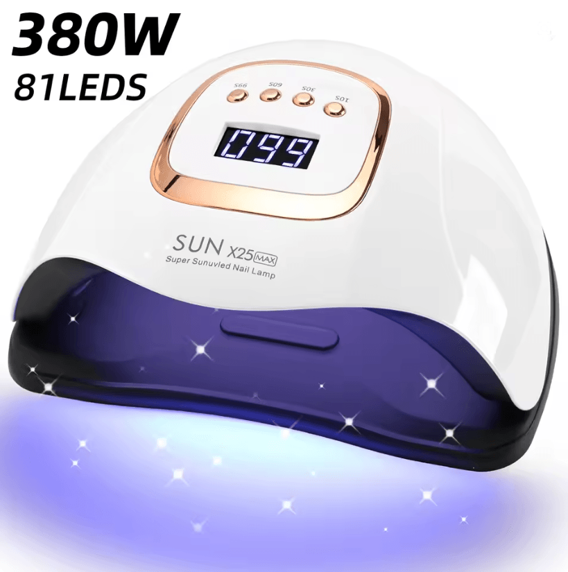 High-Power LED Nail Dryer with Auto Sensor and Timer – Fast-Drying Professional Nail Lamp