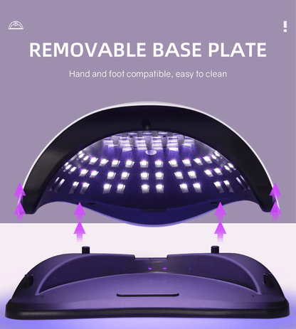 HighPower LED Nail Dryer With Auto Sensor And Timer  FastDrying Professional Nail Lamp 4