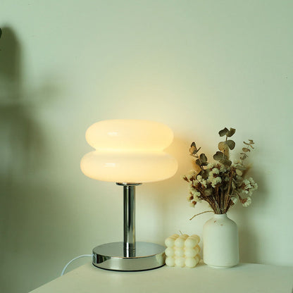 Macaron Glass Table Lamp Trichromatic Dimming Living Room Atmosphere  Eye Protection Night Light Fo 3